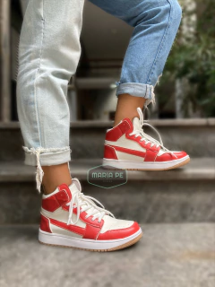 Sneakers Botitas Rojas