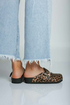 Zuecos Kalvin Animal Print - MARIA PE