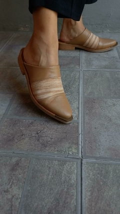 Mules Olivia Beige - tienda online