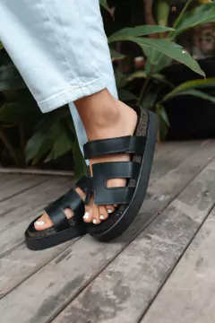 Sandalias Hermès Negras - comprar online