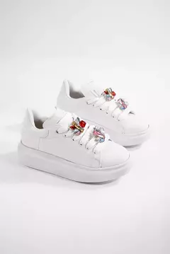 Zapatillas Lutter Blancas Piedras Multicolor - comprar online
