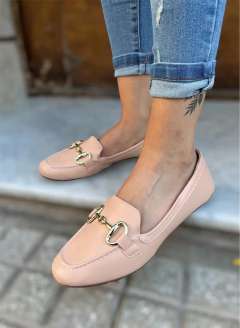 Mocasines Gucci Nude