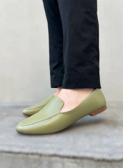 Zapatos Mocasines Mora Verde