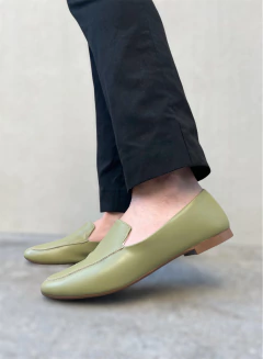 Zapatos Mocasines Mora Verde en internet