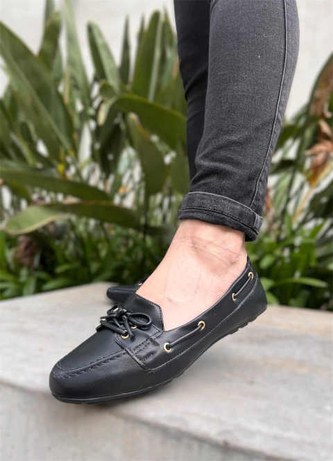 Zapatos Mocasines Jule Negros