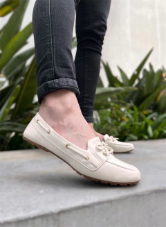 Mocasines Jule Hueso - MARIA PE