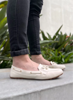 Mocasines Jule Hueso - tienda online