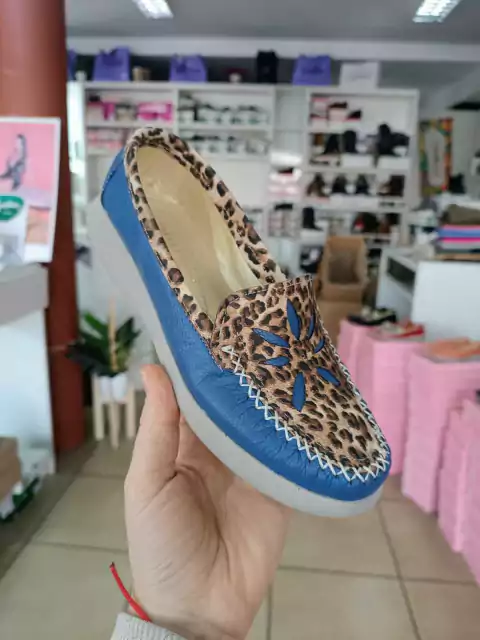 350 FLOR AZUL ANIMAL PRINT