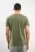 Remera de algodón básica color verde en internet