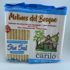 CARILO Galletas De Arroz Sin Sal x 150 Grs