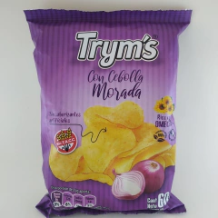 TRYMS Papas Cebolla Morada x 60Grs