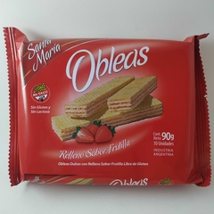 SANTA MARIA Obleas Frutilla X 90 Grs