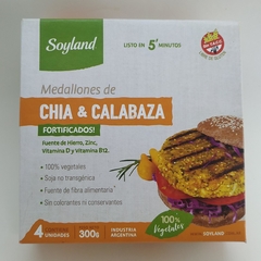 SOYLAND Medallones X 4 Unidades De Chia Y Calabaza