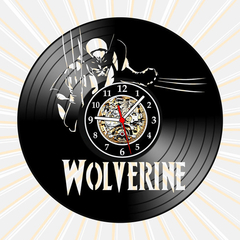Relógio Parede X-men Wolverine Disco Vinil Herois Nerd Geek