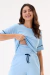 PIJAMA DE AMAMENTAÇÃO CURTO | AZUL CLARO na internet