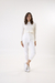 BLUSA DE AMAMENTAÇÃO MANGA LONGA CANELADA GOLA MÉDIA OFF WHITE - Blusas para Amamentação | Conforto e Praticidade em Roupas de Amamentação