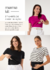 MAMAKIT | KIT 3 T-SHIRTS DE AMAMENTAÇÃO | PRETA • ROSA FUCSIA • LISTRADA PRETA - comprar online