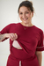 PIJAMA DE AMAMENTAÇÃO CURTO | BORDÔ - comprar online