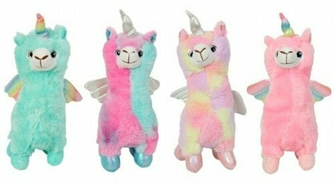 Peluche LLAMA UNICORNIO 30cm