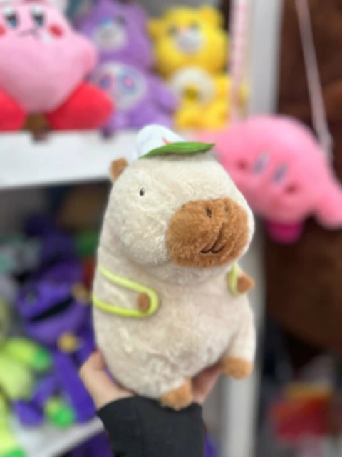 Peluche CAPYBARA Carpincho Crema Premium Pequeño
