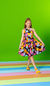 Vestido flower black - comprar online