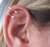 Piercing Fake com 2 Fios e Ponto de Luz - comprar online
