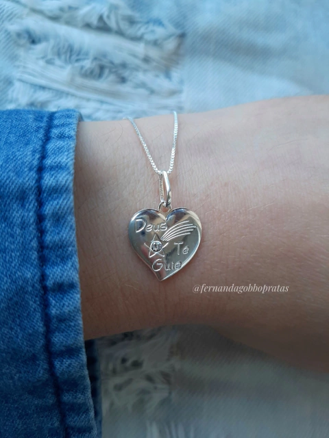 Cordão Deus te Guie com Ponto de Luz