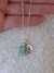 Imagem do Cordão Signo Peixes com Pedra Natural