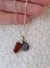 Cordão Signo Áries com Mini Pedra Natural