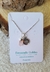 Cordão Signo Capricórnio com Pedra Natural 1,5cm - comprar online