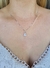 Cordão com Borboleta cravejada de Zircônias 1cm - comprar online