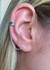 Brinco Corrente com Piercing Fake trabalhado