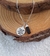 Cordão "Nunca Foi Sorte, Sempre Foi Deus" com Pedra Natural 1,5cm - comprar online