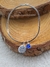 Bracelete Oval 2mm com Pingente Seja Forte e Corajosa 11mm e Ponto de Luz Zircônia 7mm - Fernanda Gobbo Pratas