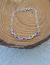 Pulseira com 5 Zircônias Retangulares Coloridas - comprar online