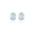 Brinco Pedra Oval Zircônia 7x4mm - Cores - comprar online