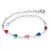 Pulseira com 5 gotas coloridas de 5mm