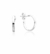 Brinco Argolinha frente quadrada 14mm com tarrachas - comprar online