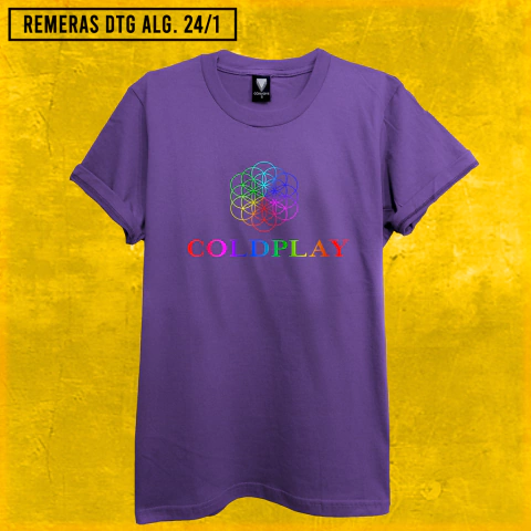 Remera COLDPLAY COLORS
