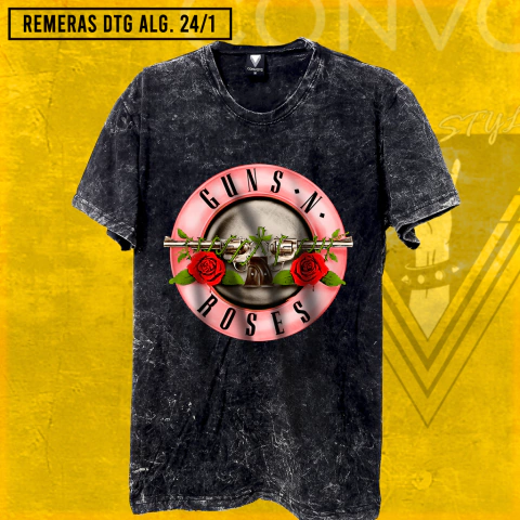 Remera GUNS N ROSES Pink