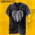 Remera HEART AND BONES - comprar online