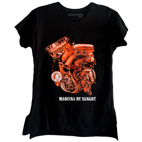 Remera Dama Los Piojos Maquina de sangre