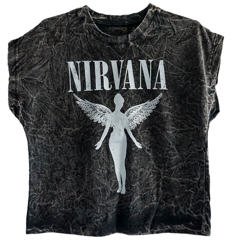 Remera s/manga Nirvana In Utero - comprar online