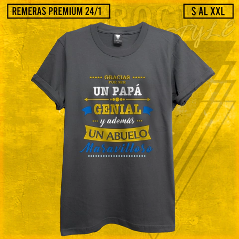 Remera PADRE Y ABUELO