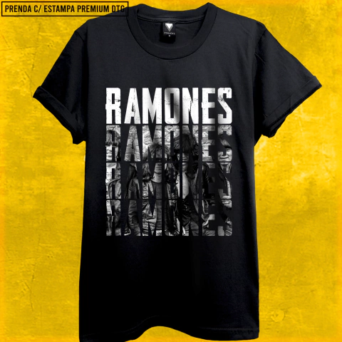 Remera RAMONES BANDA INTERNA