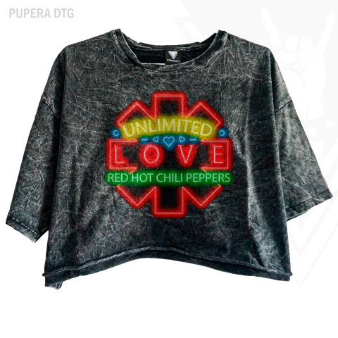 Pupera Oversize Red Hot Chili Peppers Unlimited Love Neón