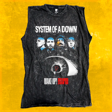 Remera s/manga SYSTEM OF A DOWN Wake Up Argentina - comprar online