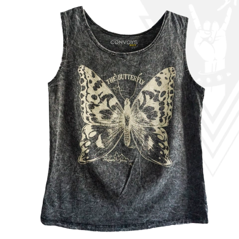 Musculosa The Butterfly con glitter
