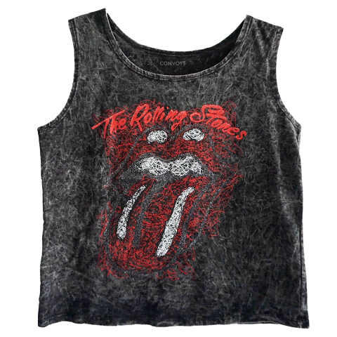 Musculosa Rolling Stones Loops con glitter - comprar online