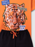 CONJUNTO INFANTIL/JUVENIL TIGRE - LARANJA na internet